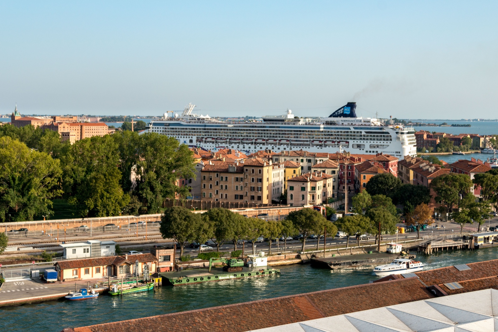Venedig, Foto während der Ausfahrt