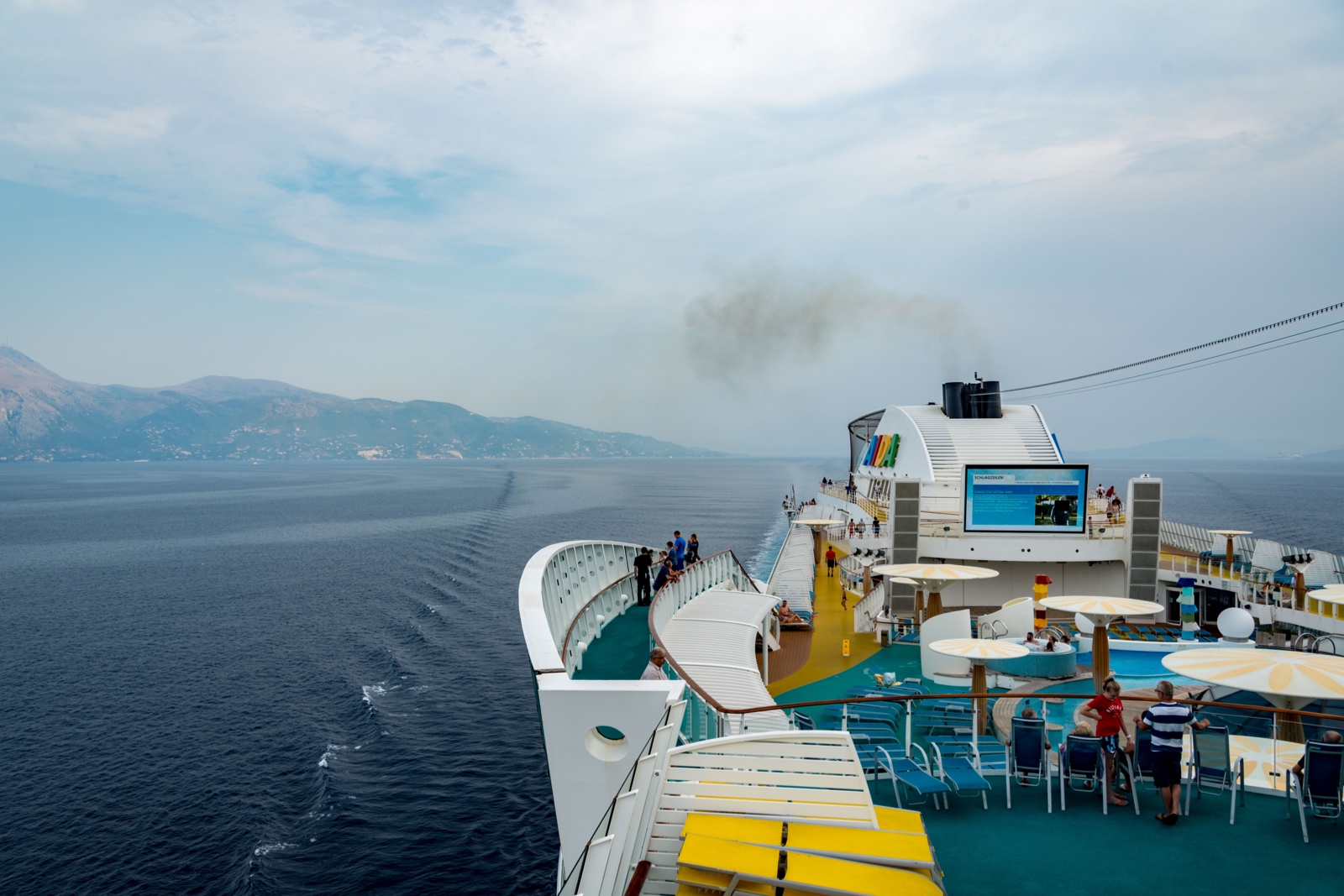 Unterwegs auf dem Schiff