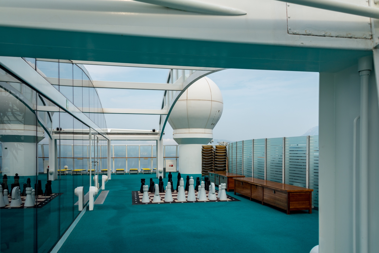 Unterwegs auf dem Schiff