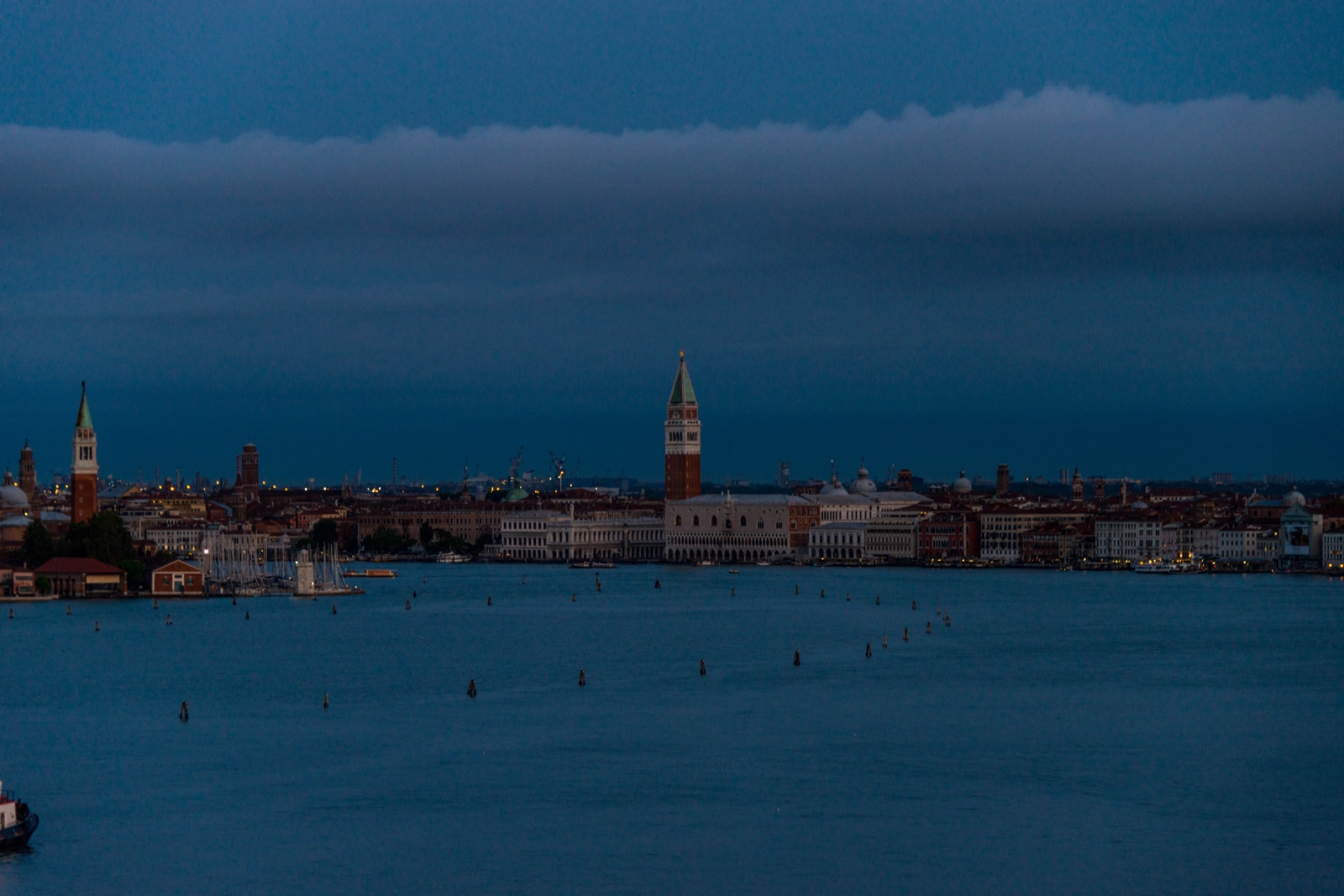 Einfahrt in Venedig um 6:30 Uhr