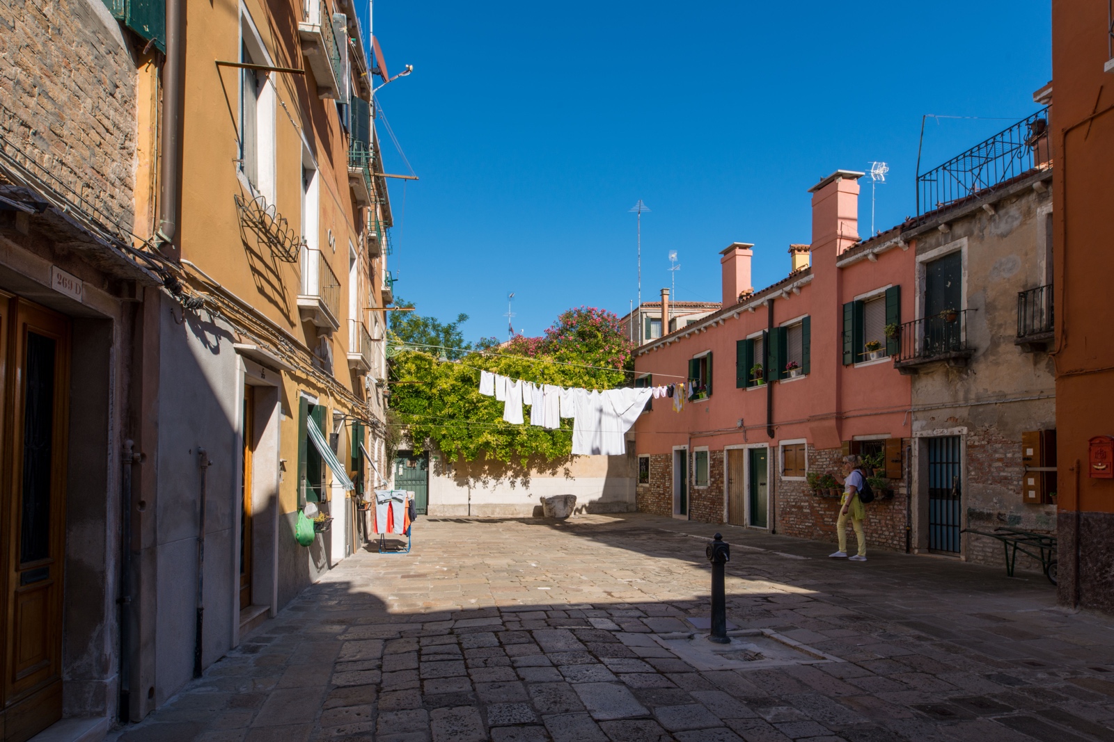 Unser Hotel, Locanda Santa Ana, grüne Tür ganz hinten