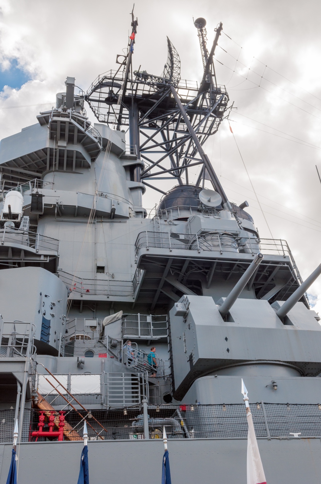 USS Missouri auf Pearl Harbor