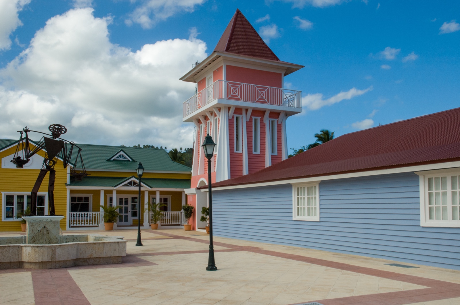 Neues Shopping Center auf Samana