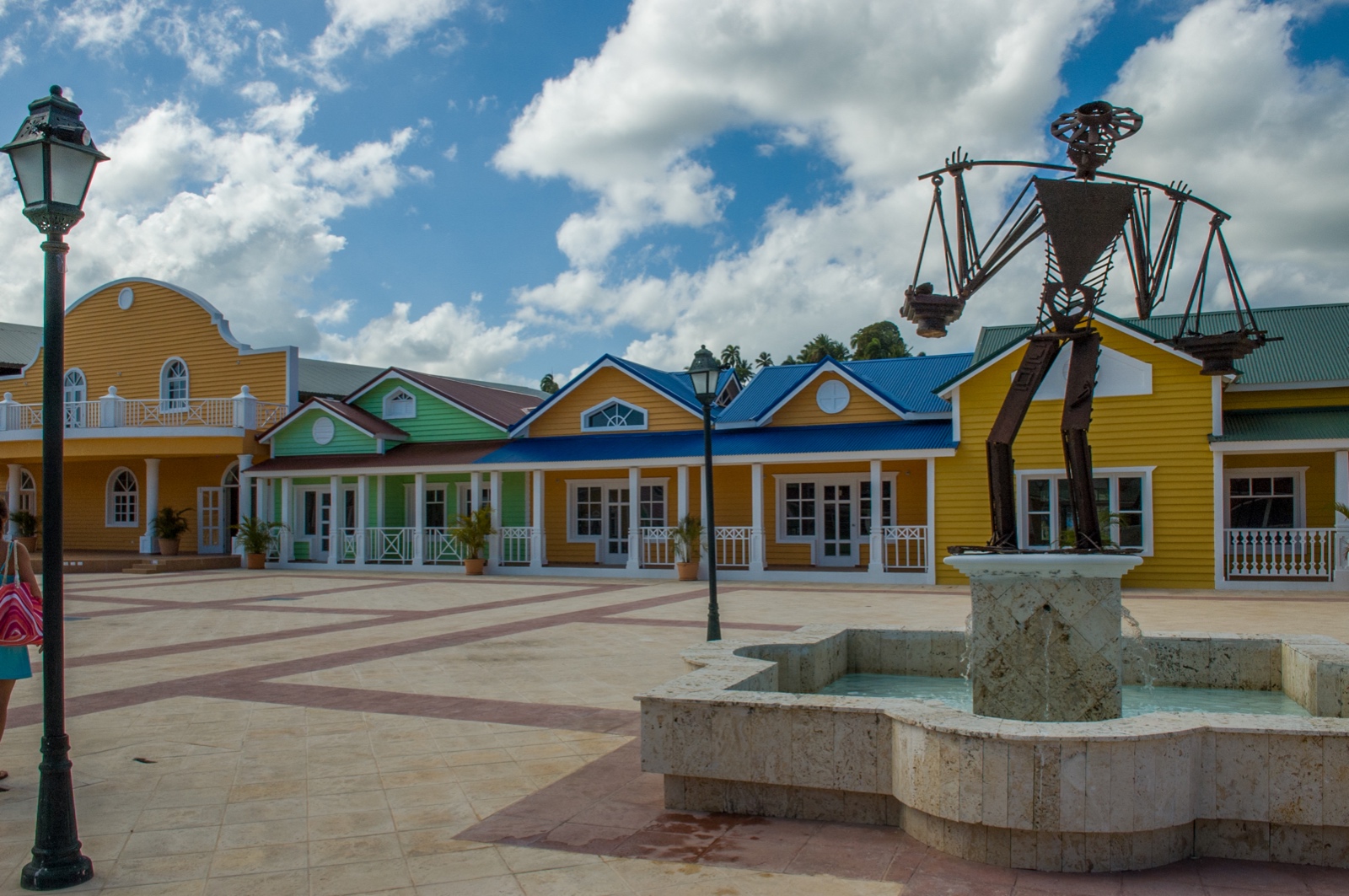 Neues Shopping Center auf Samana