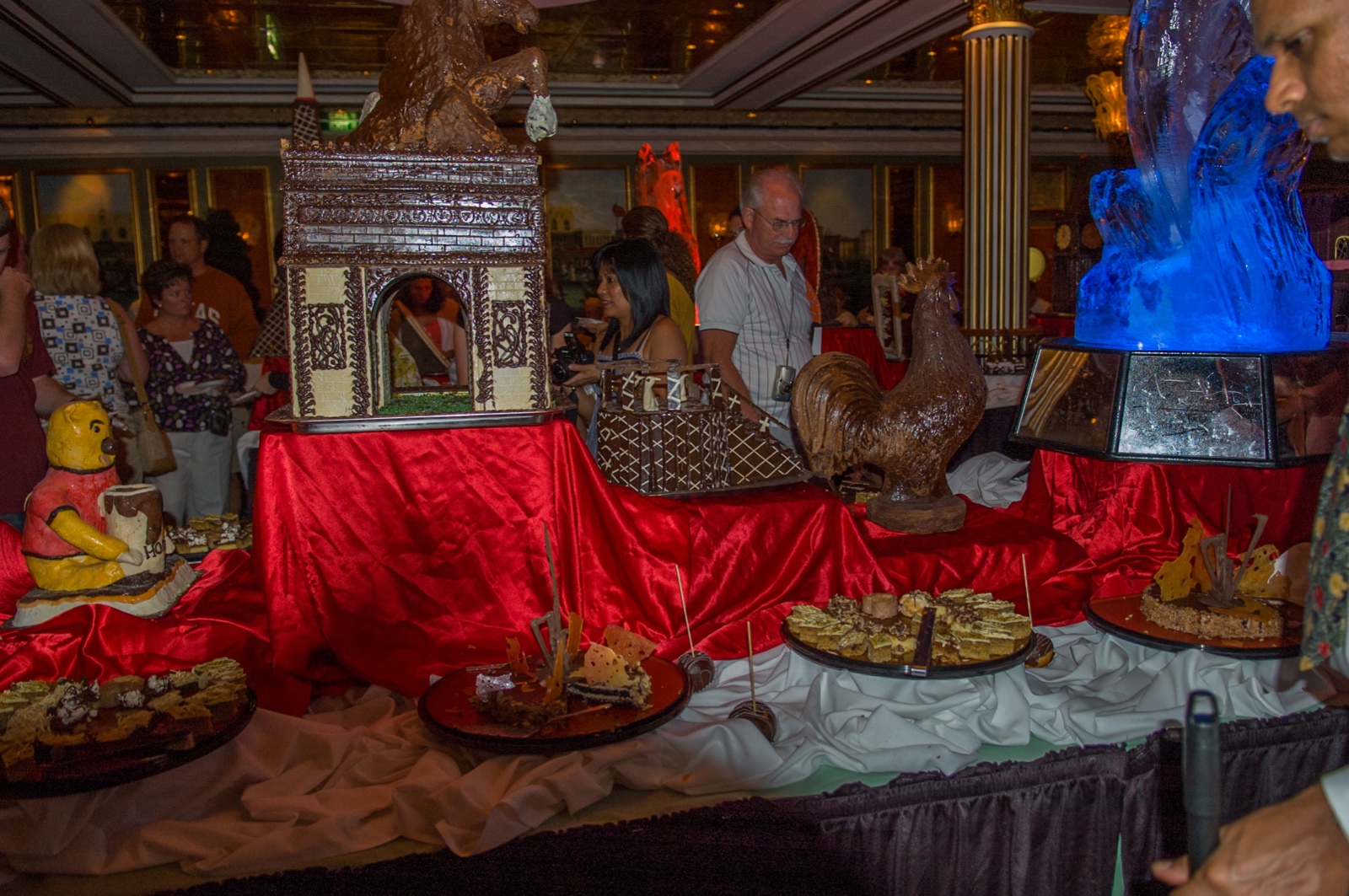 Schokoladenbuffet auf dem Schiff