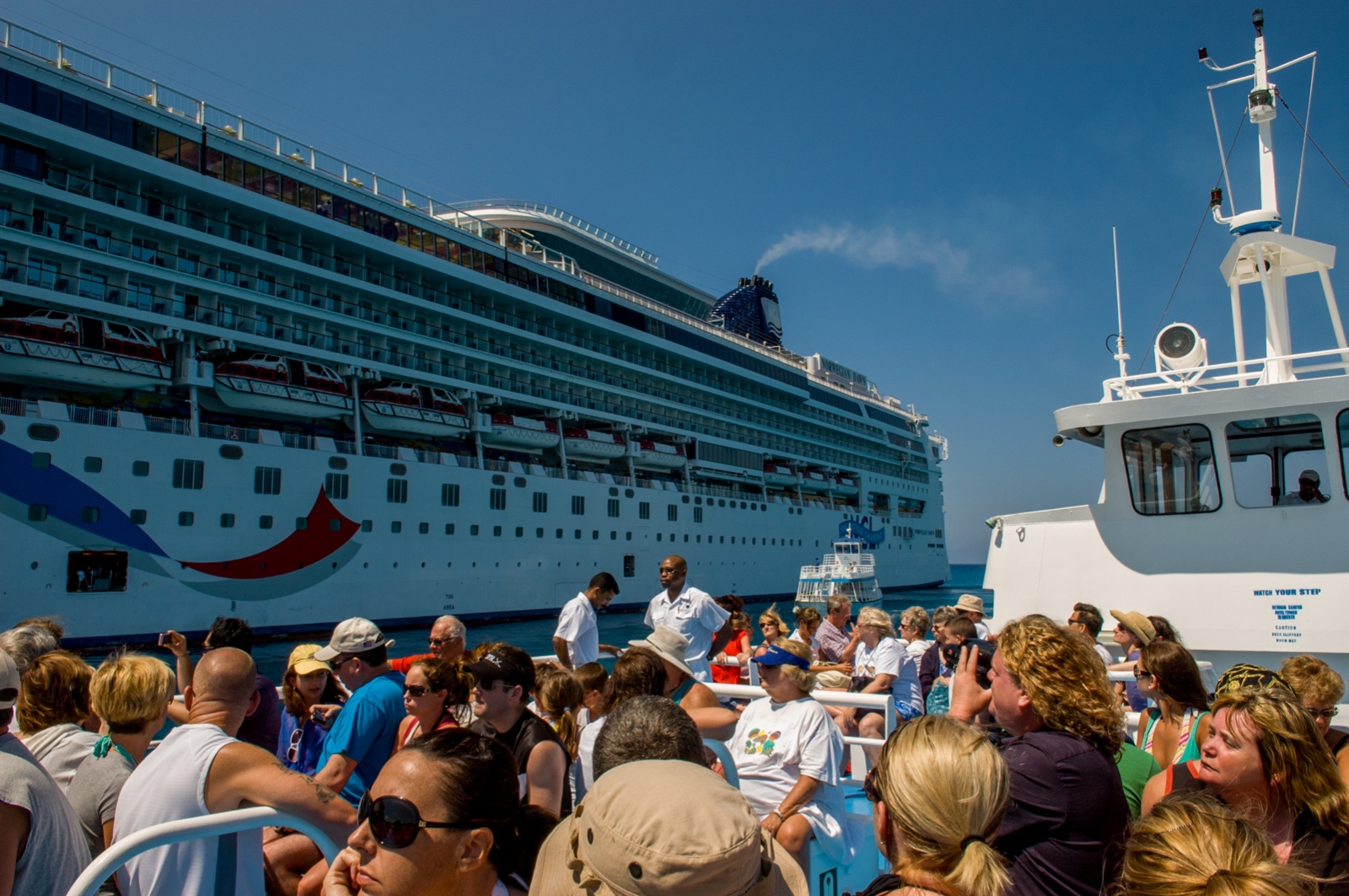 Bootsüberfahrt auf die Badeinsel