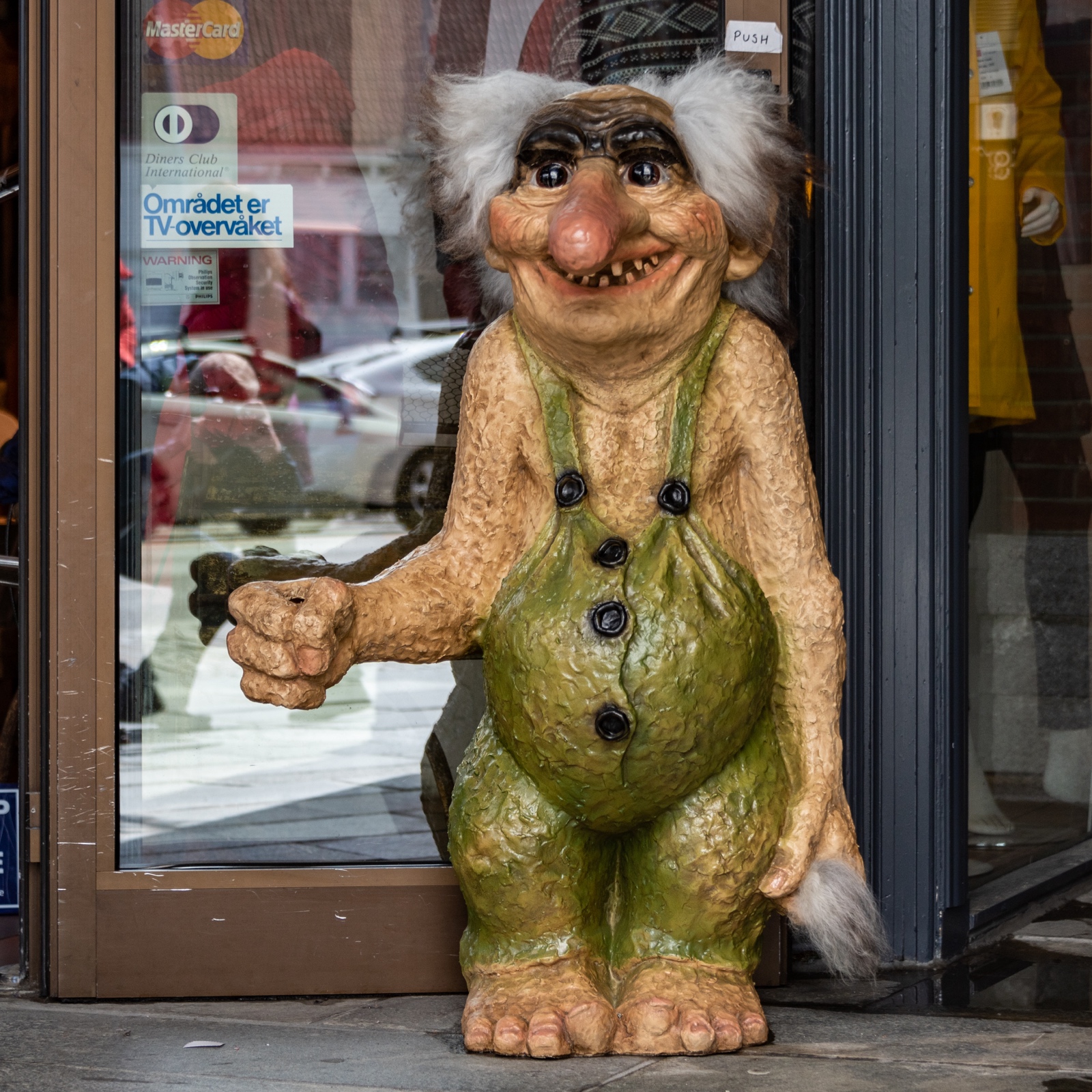 Troll in Bergen, Norwegen