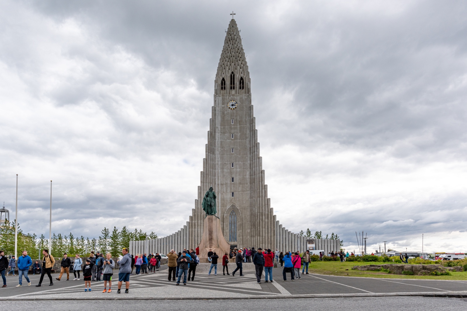 Hallgrimskirche  in Reykjavik, Island