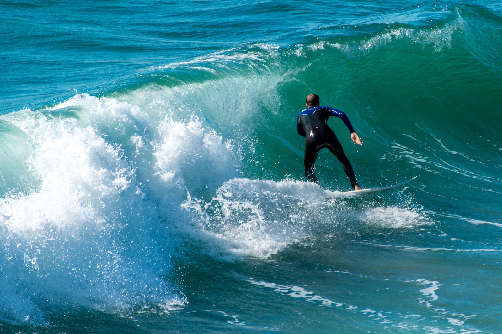 Surfer in Huntington Beach