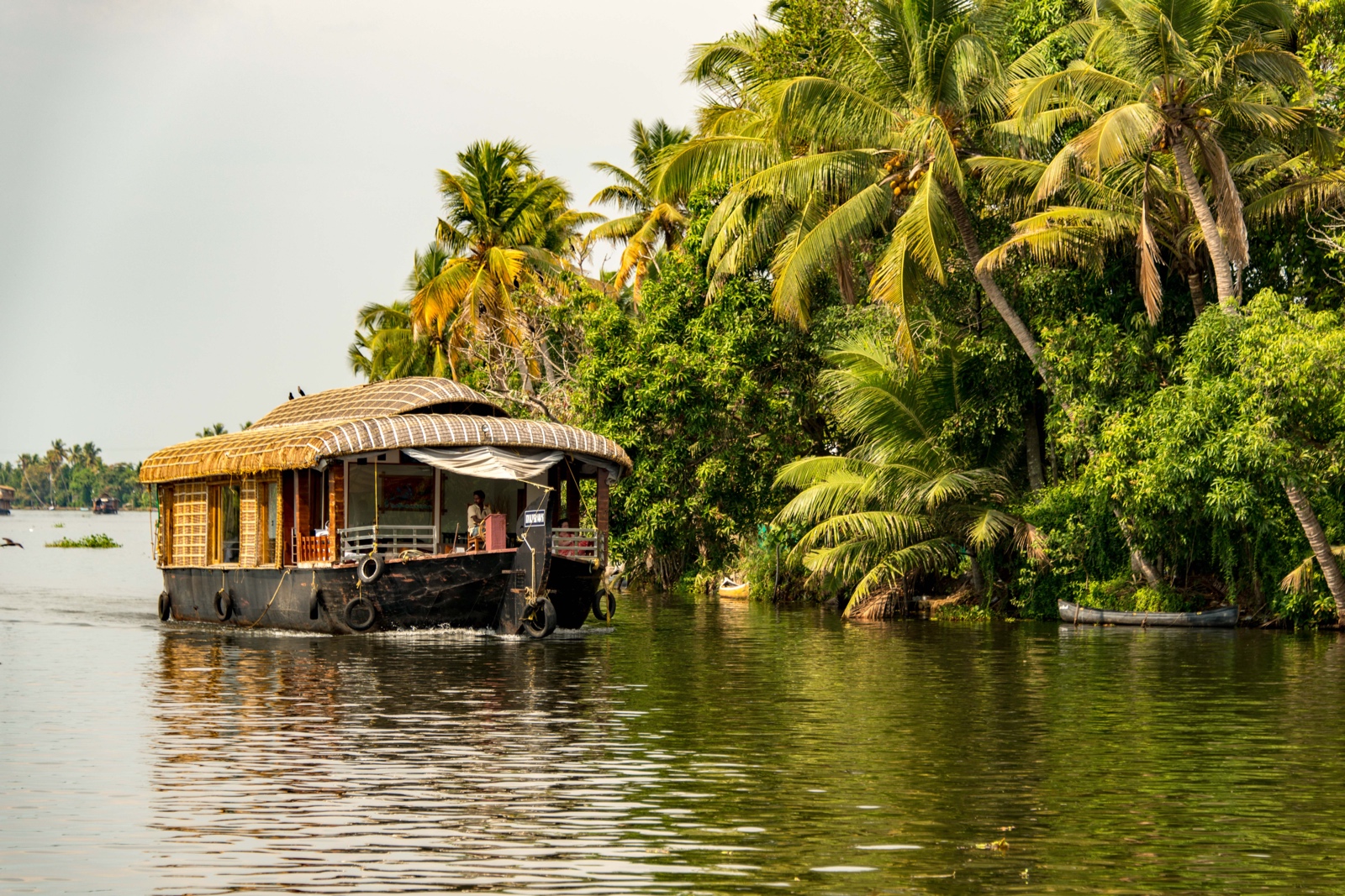 Bootsfahrt auf den Backwaters