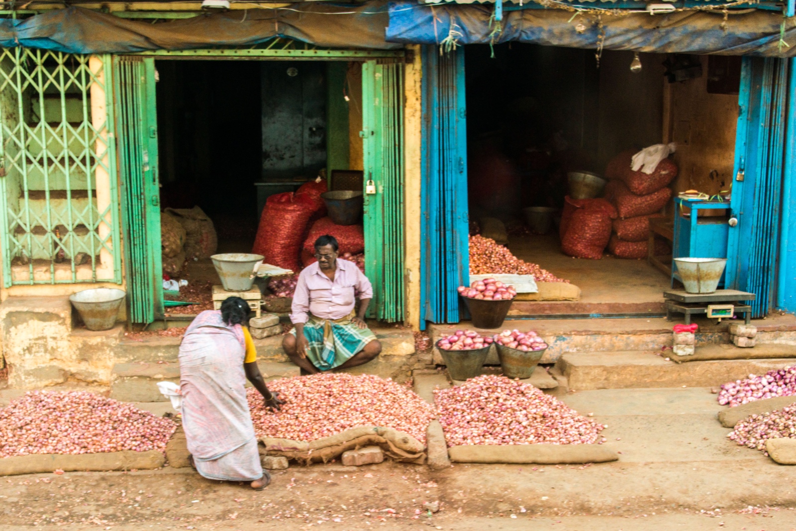Unterwegs, Zwiebelmarkt