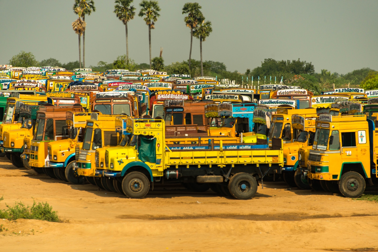 Unterwegs, Lastwagendepot