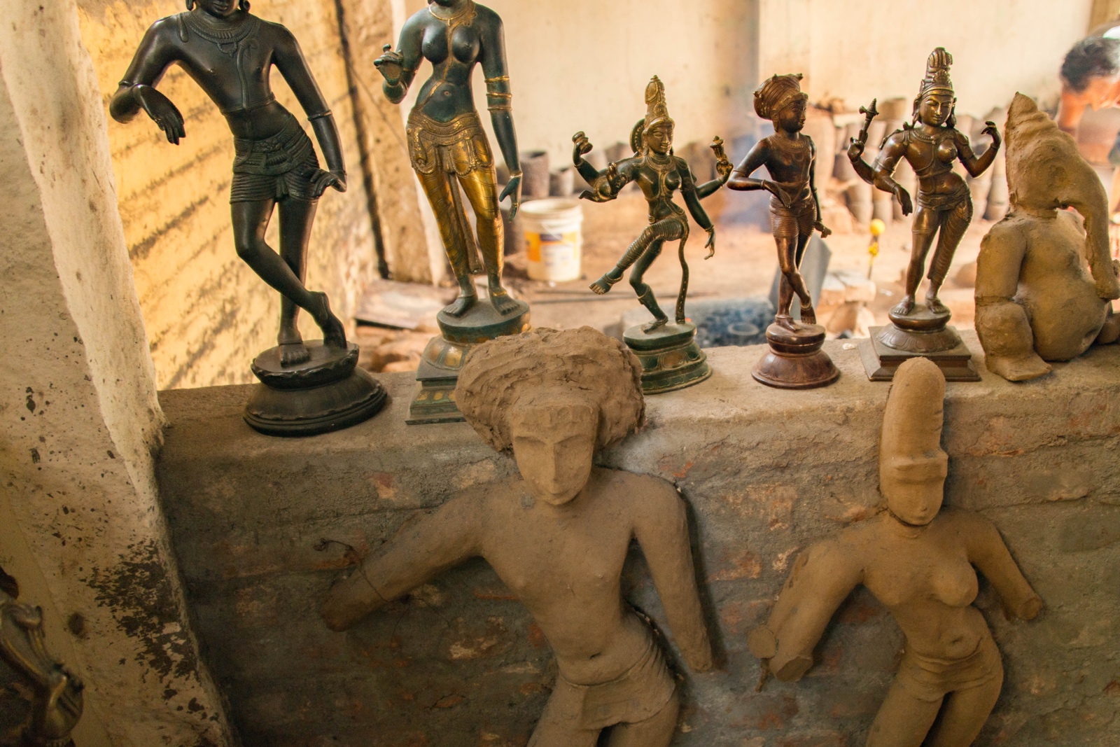 In einer Bronzegiesserei