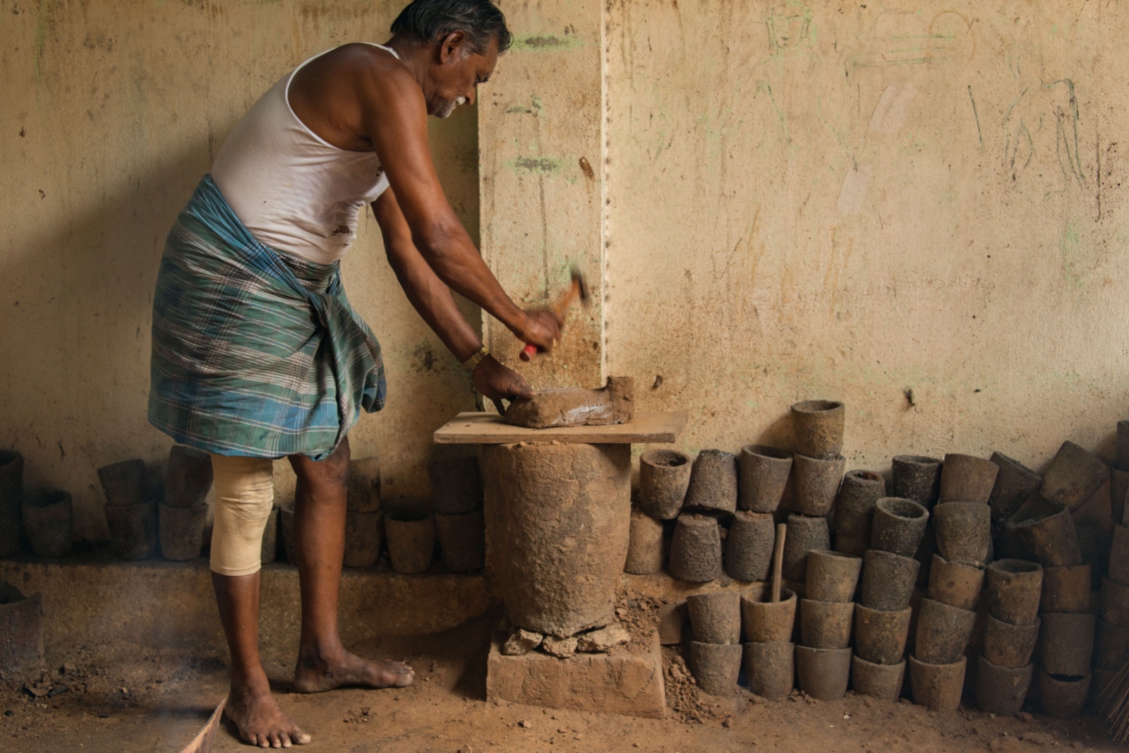 In einer Bronzegiesserei