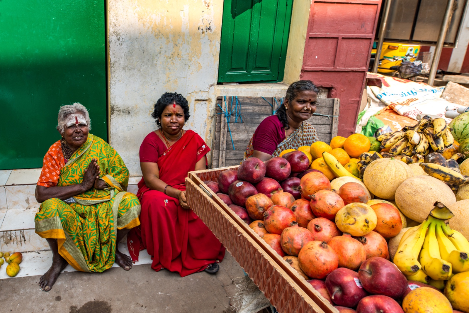 Früchtestand in Chennai