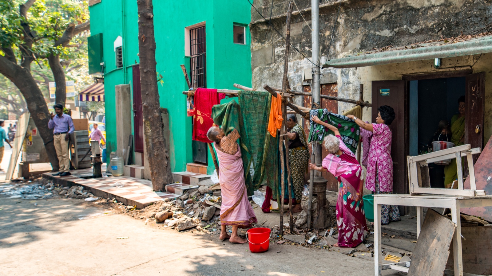 Grosse Wäsche in Chennai